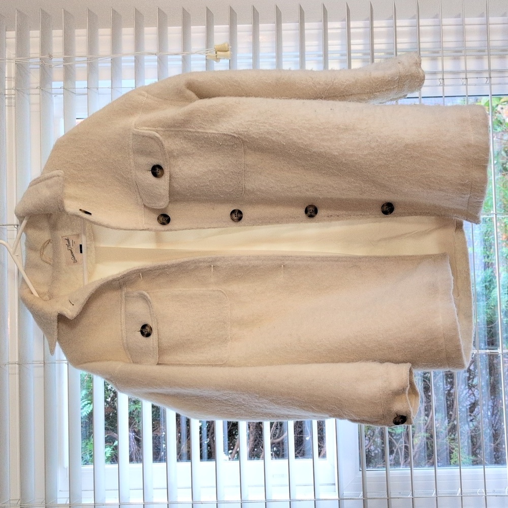 Beige shacket
